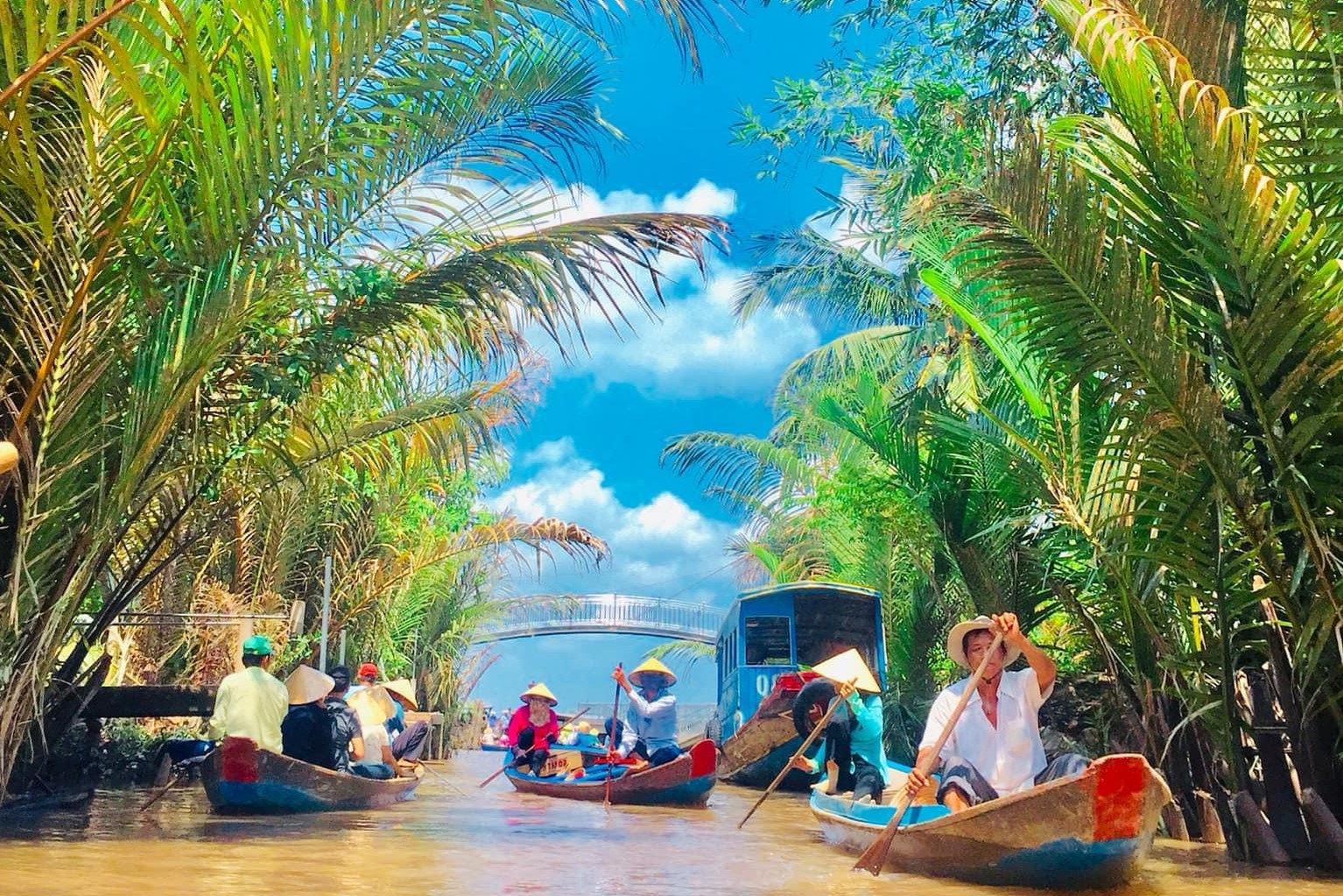 SÀI GÒN- MỸ THO – BẾN TRE – CHÈO XUỒNG BA LÁ